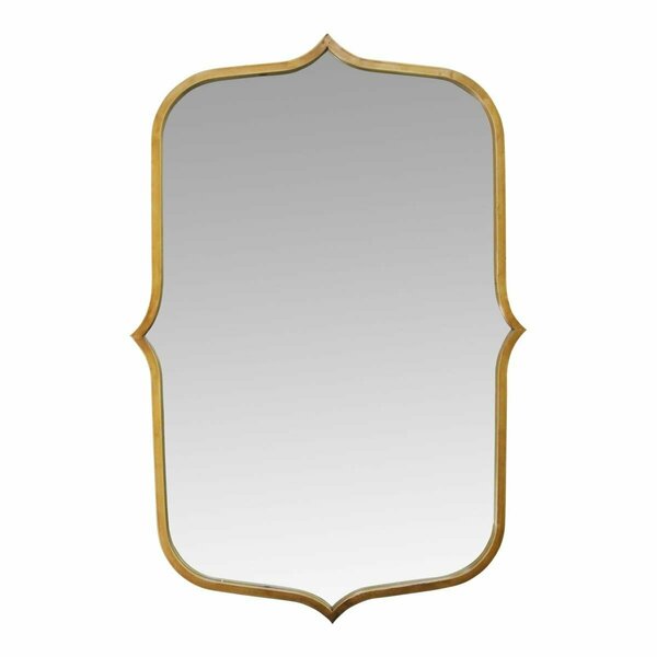 Gfancy Fixtures Antique Gold Metal Glass MDF Mirror, 24 x 0.78 x 36 in. GF2627237